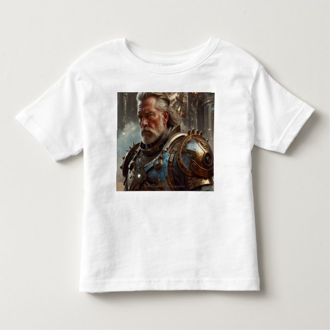 Camiseta De Bebé Majestic Regal Steampunk King Toddler T-Shirt (Anverso)