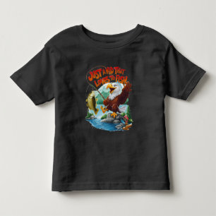 Camiseta De Bebé Majestuoso águila calva con pescado fresco en perc