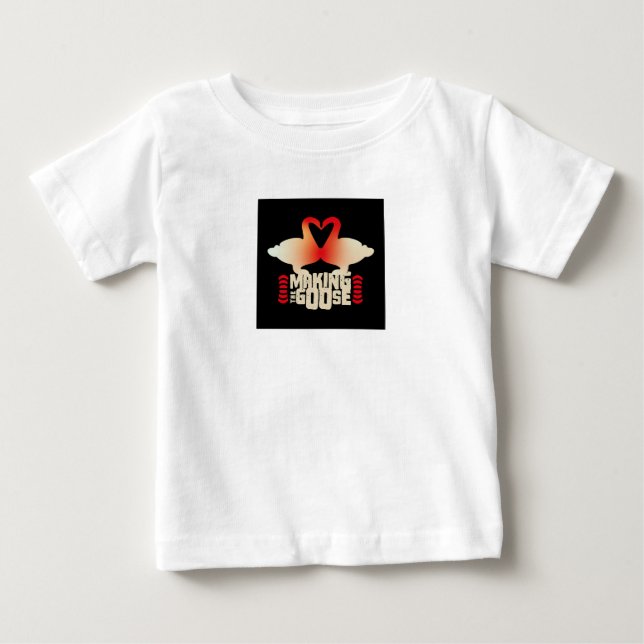 CAMISETA DE BEBÉ MAKING THE GOOSE BY MASANSER PIXELAT (Anverso)