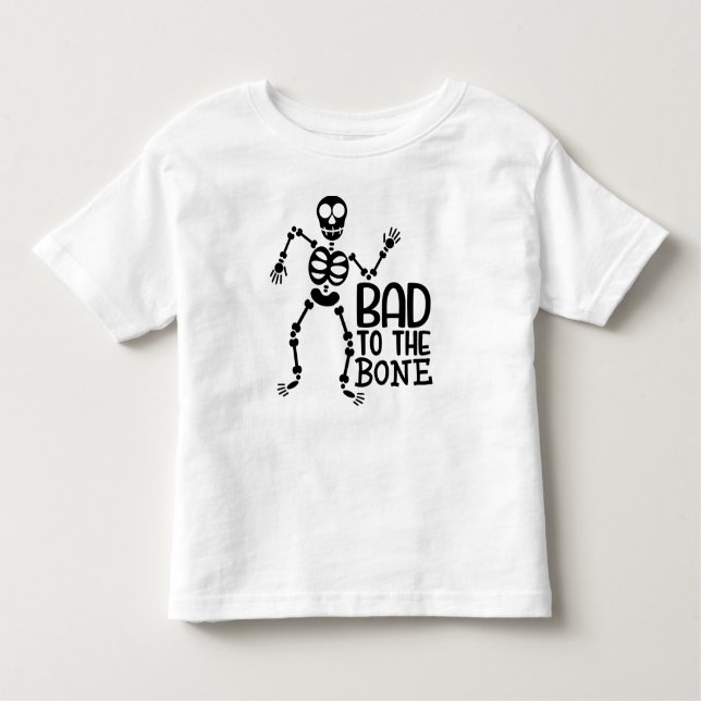 Camiseta De Bebé Mal para el Hueso (Anverso)
