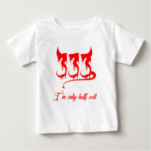 Camiseta De Bebé Mal solamente medio 333
