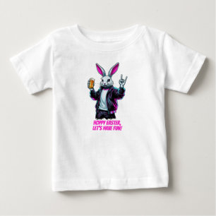 Camiseta De Bebé ¡Mala Conejo de Pascua! Semana Santa, ¡Divertiémon
