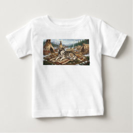 Camiseta De Bebé Malamute Nativo