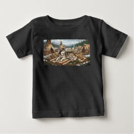 Camiseta De Bebé Malamute Nativo