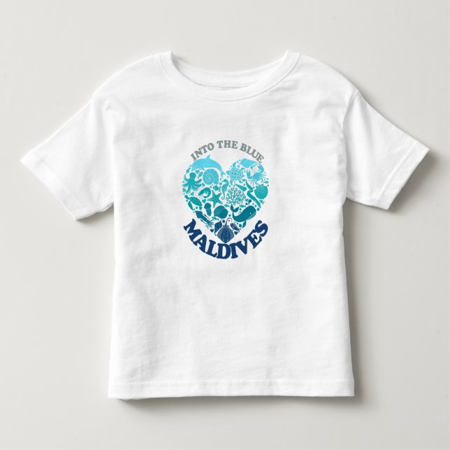 CAMISETA DE BEBÉ MALDIVAS (Anverso)