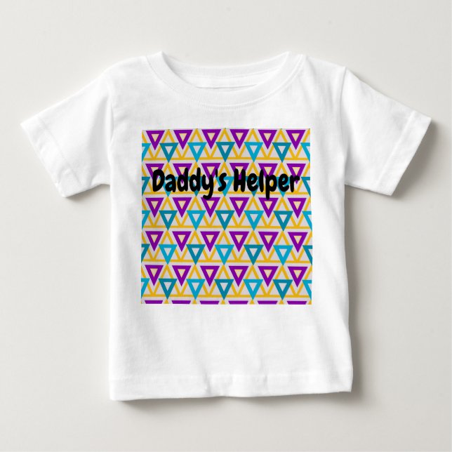 Camiseta De Bebé Malla triangular de Bauhaus / (Anverso)
