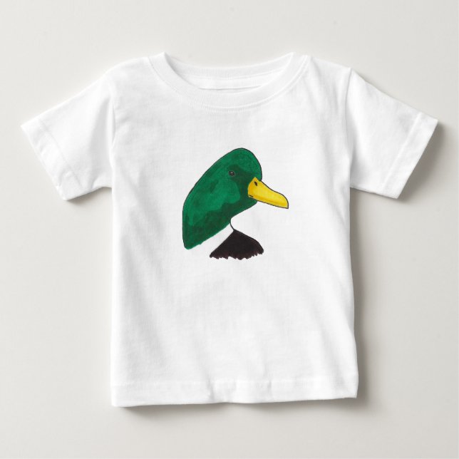 Camiseta De Bebé Mallard Cute Duck (Anverso)