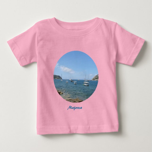 Camiseta De Bebé Mallorca (Anverso)