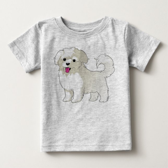 Camiseta De Bebé Maltese Puppy (Anverso)