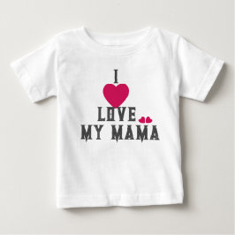 Camiseta De Bebé Mamá ama