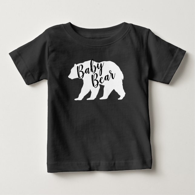 Camiseta De Bebé Mama Bear Baby Shower Woodland Lodge (Anverso)