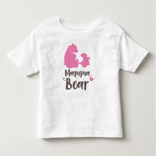 Camiseta De Bebé Mama Bear, Bear De Oso, Oso Cubierto, Oso Pequeño,
