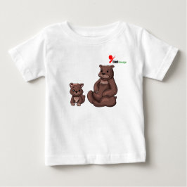 Camiseta De Bebé Mama Bear & Cub Baby T-Shirt