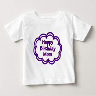 Camiseta De Bebé Mamá del feliz cumpleaños