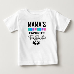 Camiseta De Bebé Mamá divertida chicas alborotadoras favoritas
