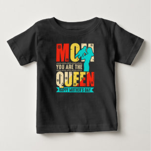 Camiseta De Bebé Mamá, Eres La Reina-67761