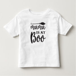 Camiseta De Bebé Mamá es mi Boo Halloween