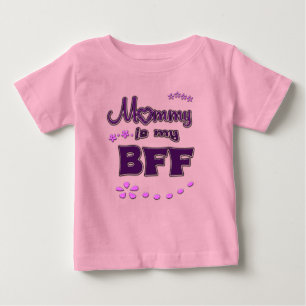 Camiseta De Bebé Mamá es mi mejor amiga