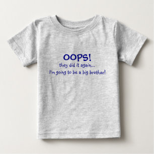Camiseta De Bebé Mamá está teniendo un hermano bebé