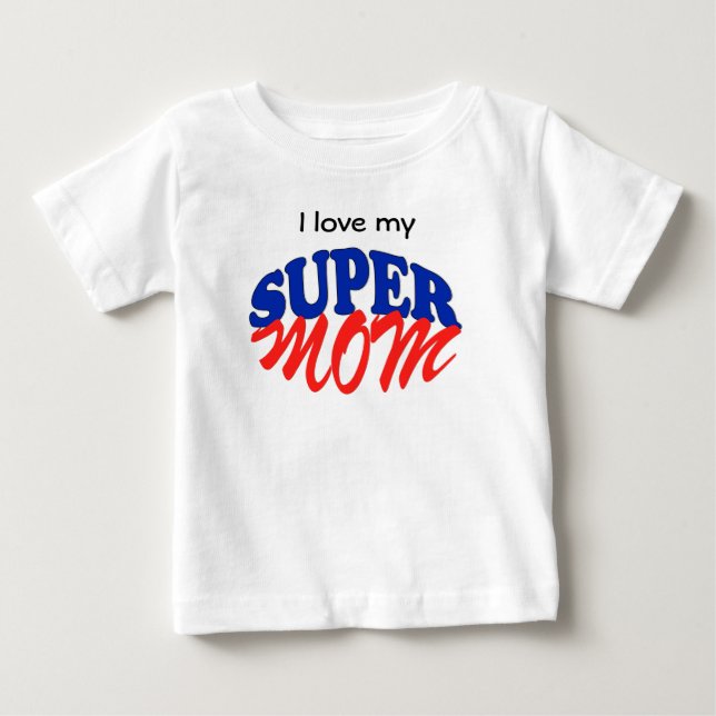 CAMISETA DE BEBÉ MAMÁ ESTUPENDA (Anverso)