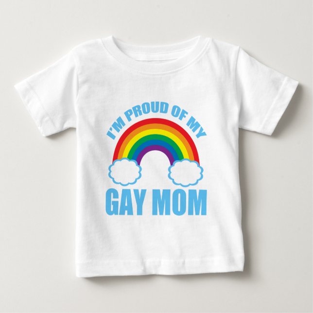 Camiseta De Bebé Mamá gay (Anverso)