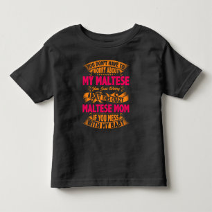 Camiseta De Bebé Mamá maltesa loca