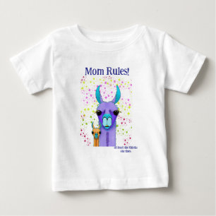 Camiseta De Bebé Mamá maneja a mamá ama y