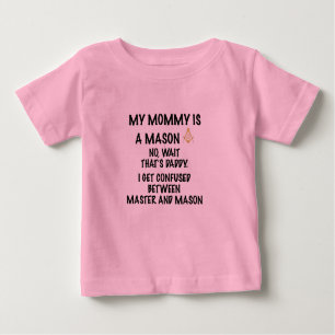 Camiseta De Bebé Mamá Mason