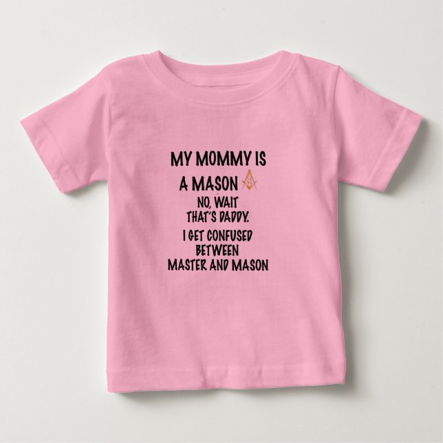 Camiseta De Bebé Mamá Mason (Anverso)
