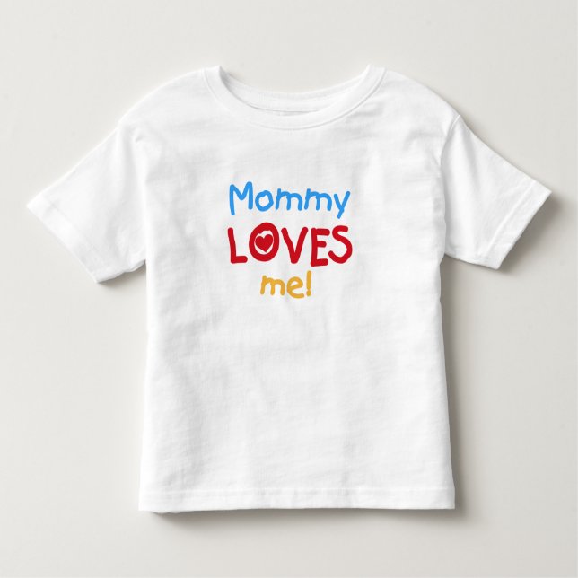 Camiseta De Bebé Mamá me ama (Anverso)