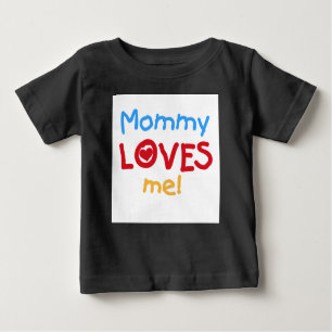 Camiseta De Bebé Mamá me ama