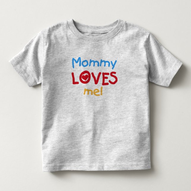 Camiseta De Bebé Mamá me ama (Anverso)