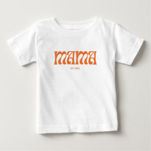 Camiseta De Bebé Mamá minimalista EST 