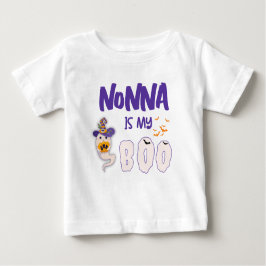 Camiseta De Bebé Mamá Papá Noel es mi blanco de Halloween.