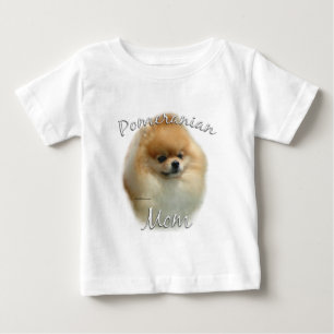 Camiseta De Bebé Mamá pomerana 2