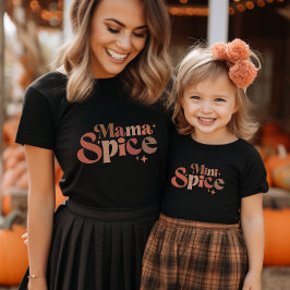 Camiseta De Bebé Mama Spice y Mini Spice coincidiendo con mami y yo