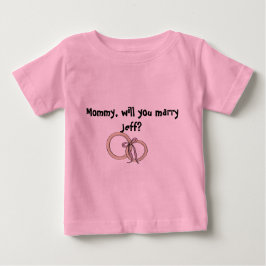 Camiseta De Bebé Mamá, ¿te vas a casar con él?