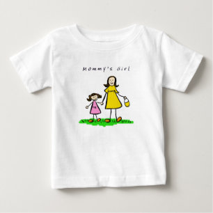 Camiseta De Bebé Mamá y yo (Brunette con título)