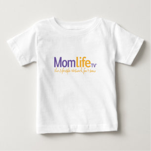 Camiseta De Bebé MamáLifeTV® Baby Tee - Blanco