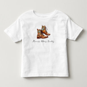 Camiseta De Bebé Mamas Compañera de Caminata Niñas