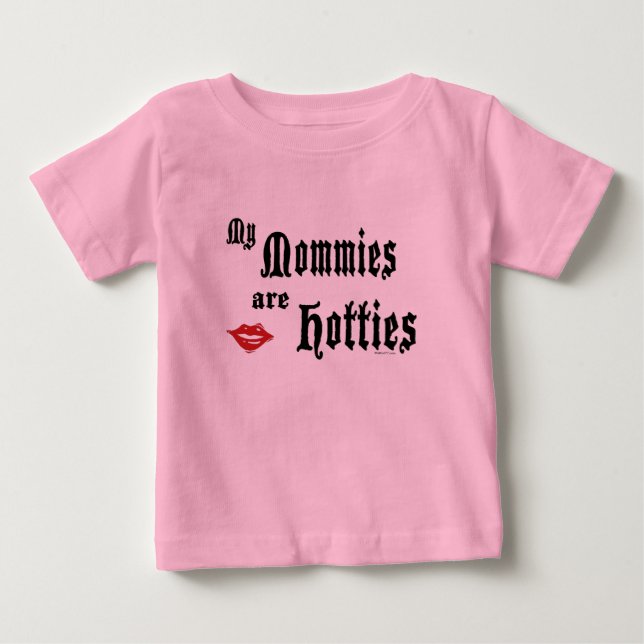 Camiseta De Bebé Mamás Hotties (Anverso)