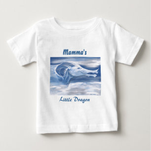 Camiseta De Bebé Mamas poco dragón