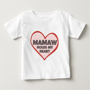 Camiseta De Bebé Mamaw Tshirt para los niños