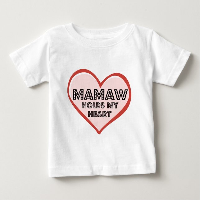 Camiseta De Bebé Mamaw Tshirt para los niños (Anverso)