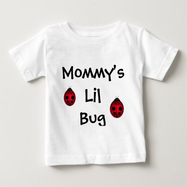 Camiseta De Bebé Mami's Lil Bug (Anverso)