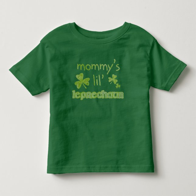 Camiseta De Bebé Mami's Lil' Leprechaun (Anverso)