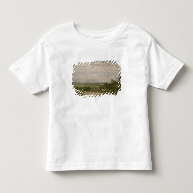 Camiseta De Bebé Mañana del verano de John Constable el |: Dedham (Anverso)