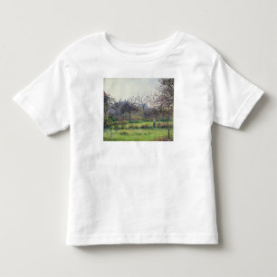 Camiseta De Bebé Mañana Sun, otoño, Eragny, 18 de Camille Pissarr