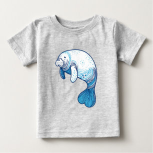 Camiseta De Bebé Manatee