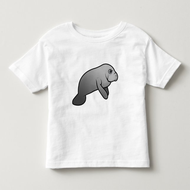 Camiseta De Bebé Manatee lindo (Anverso)